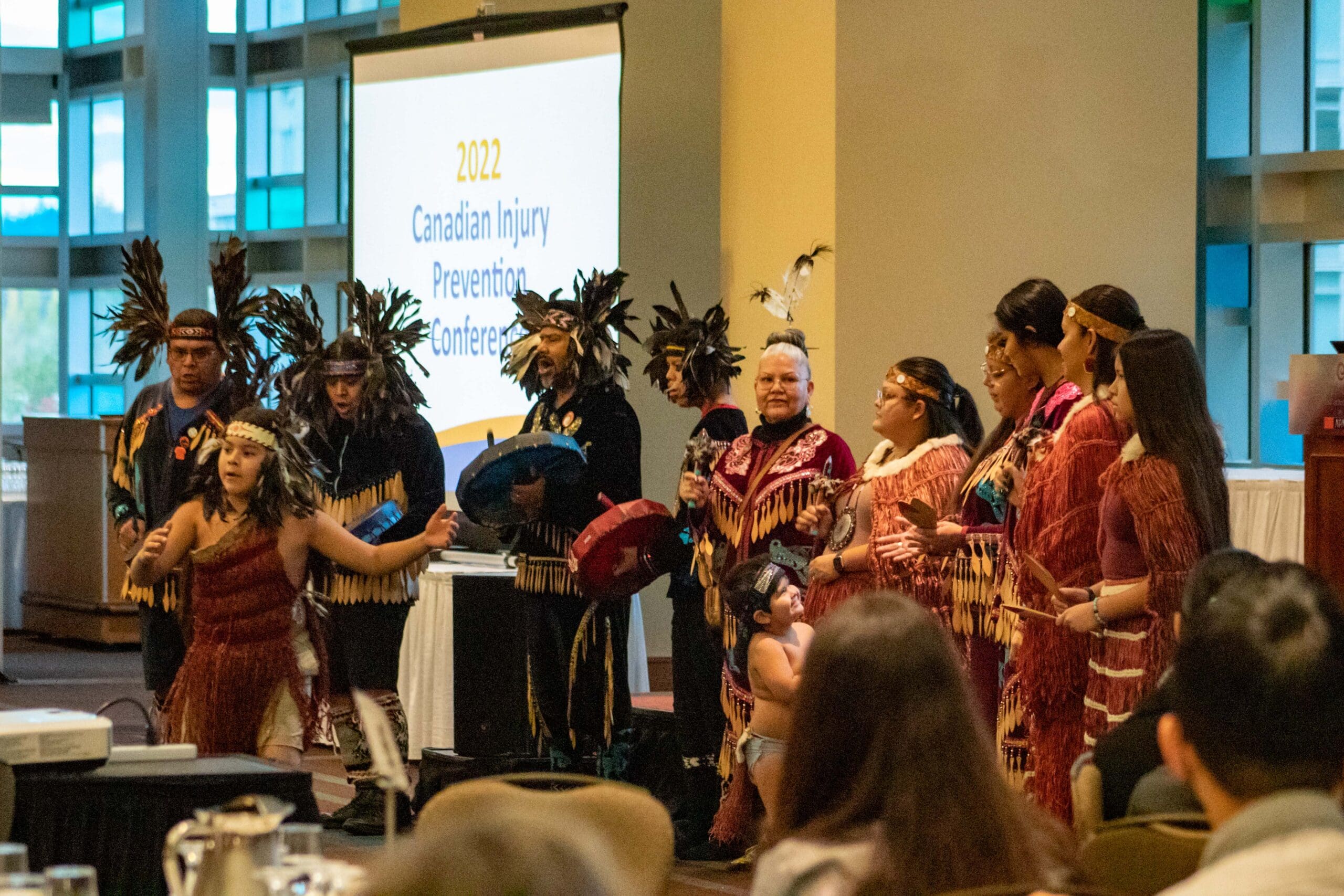 Coastal Wolf Pack and Alec Dan give a traditional welcome to territory